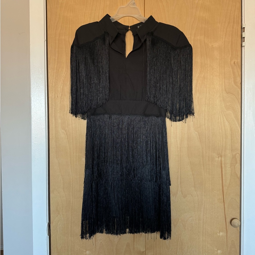 NWOT SHEIN Fringe Dress, S
